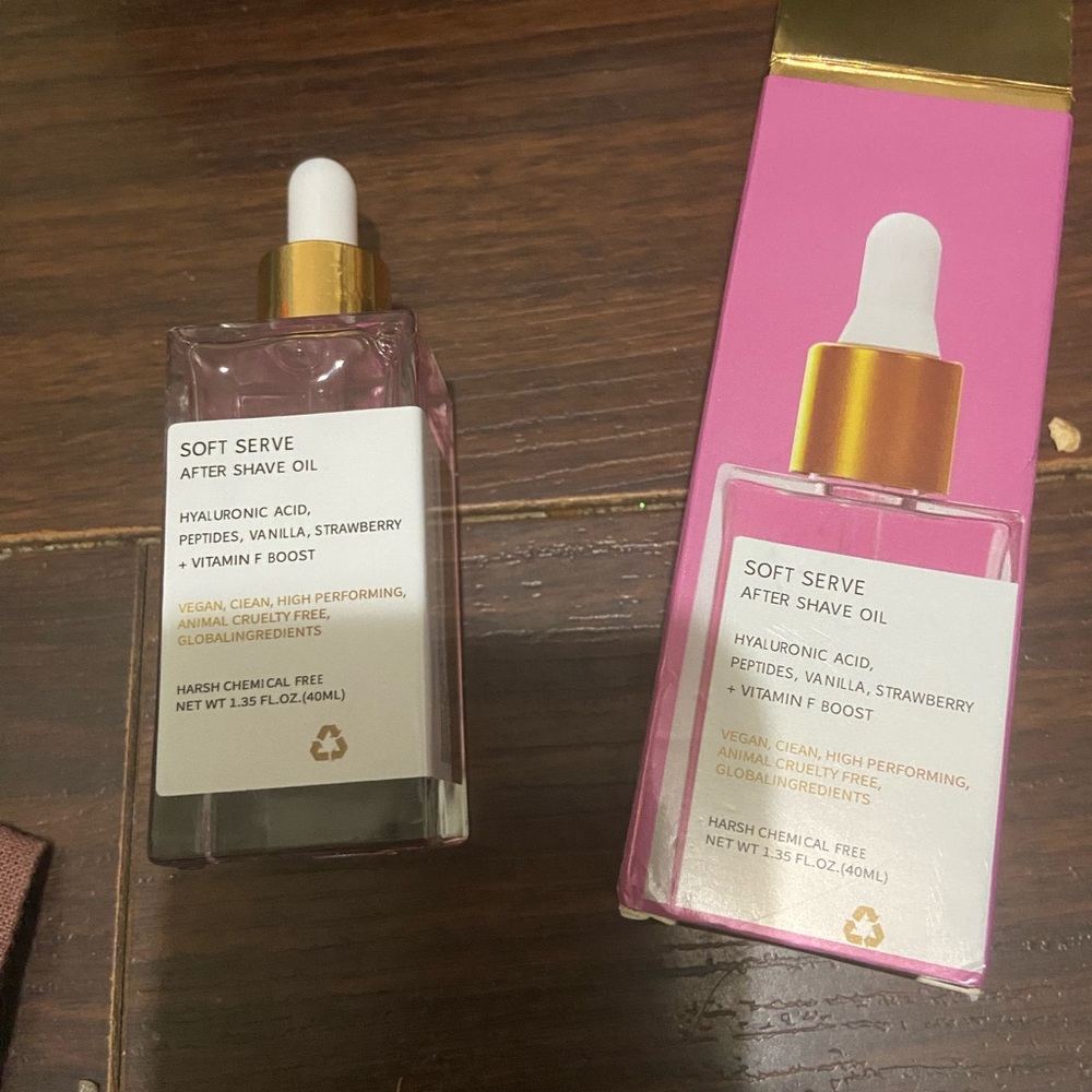 Truly Beauty Soft Serve Strawberry Vanilla Shave Oil for Smooth Skin 3.1oz